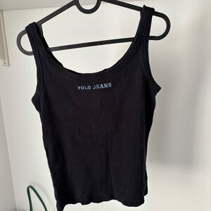Vintage Polo Jeans Navy Blue tank top